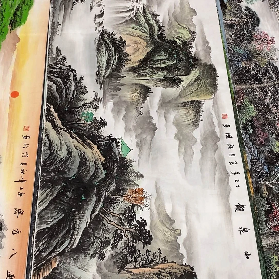 国画画画真的画画画