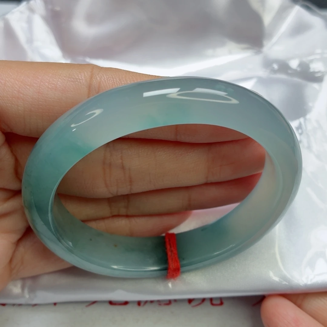 未镶嵌手镯翡翠老坑54贵妃冰透梦幻飘花022强推⭐️⭐️