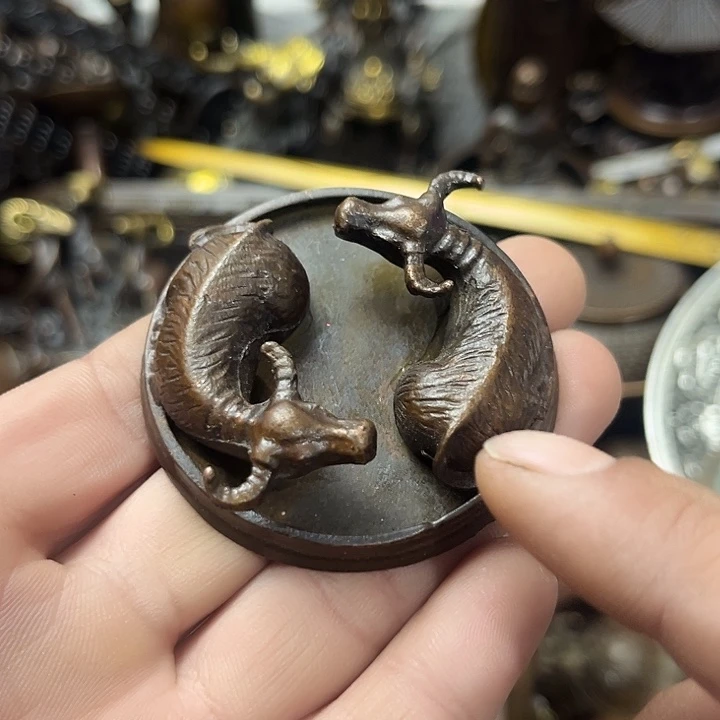 顺顺利利，铜器摆件