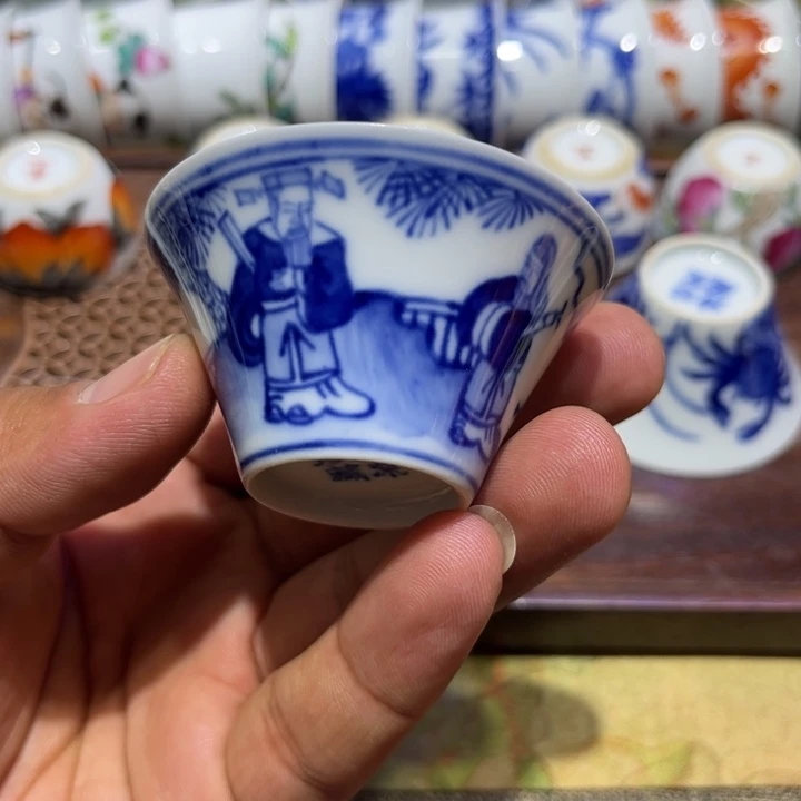 纯手绘精品盖碗杯