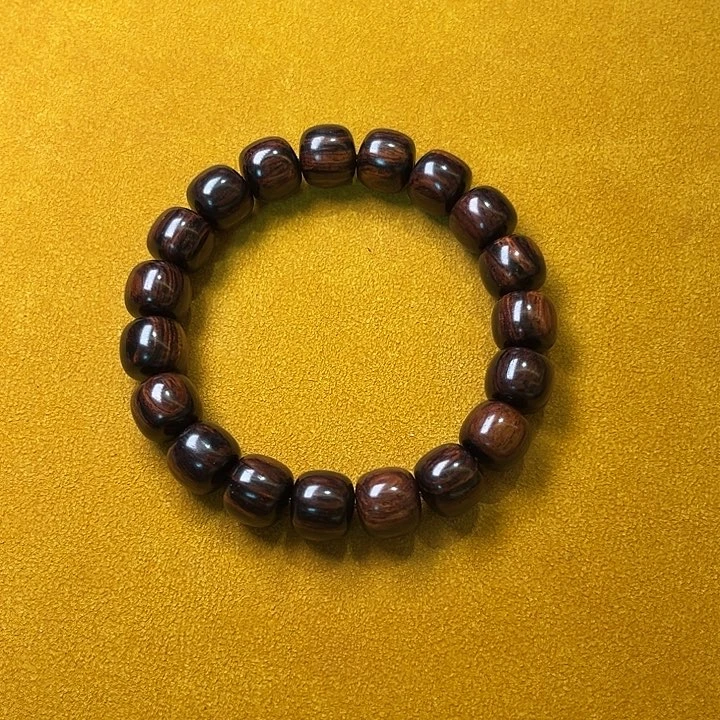 黄花梨/降香黄檀手串/手链1.0*1.1精工紫油梨