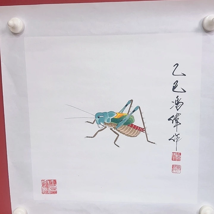 国画冯伟老师手绘作品
