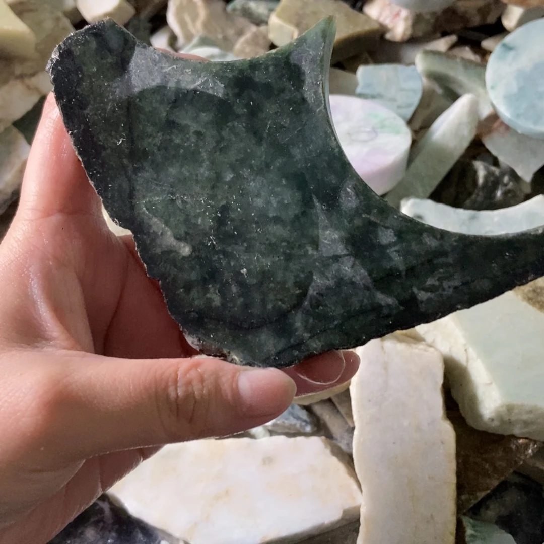 翡翠未镶嵌吊坠(不含链)天然翡翠