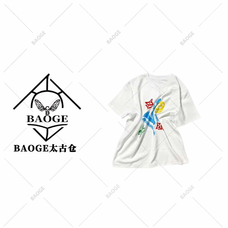 【BAOGE太古仓】新款简约圆领短袖袖T恤