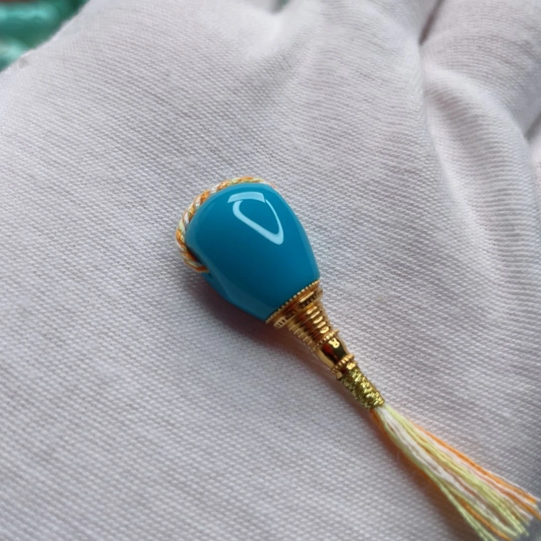 18K金镶嵌绿松石珠宝奇石