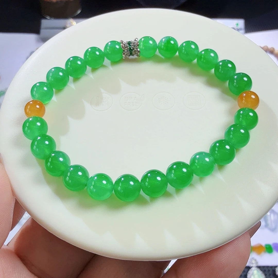 翡翠合金颈饰手串