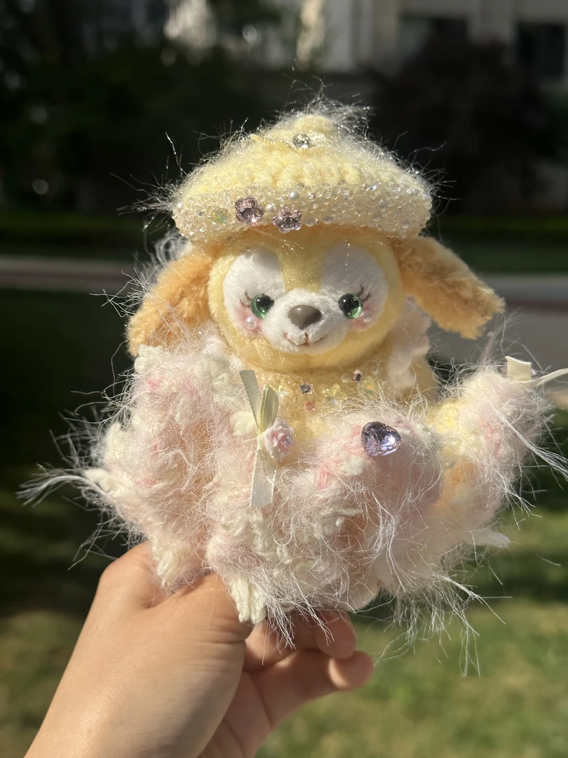 娃娃挂件毛绒玩具手作毛毡整套含娃衣包包挂饰桌伴公仔可爱礼物