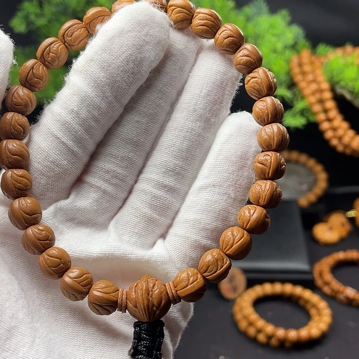 芯***核吊坠桃核秦岭龙纹桃核