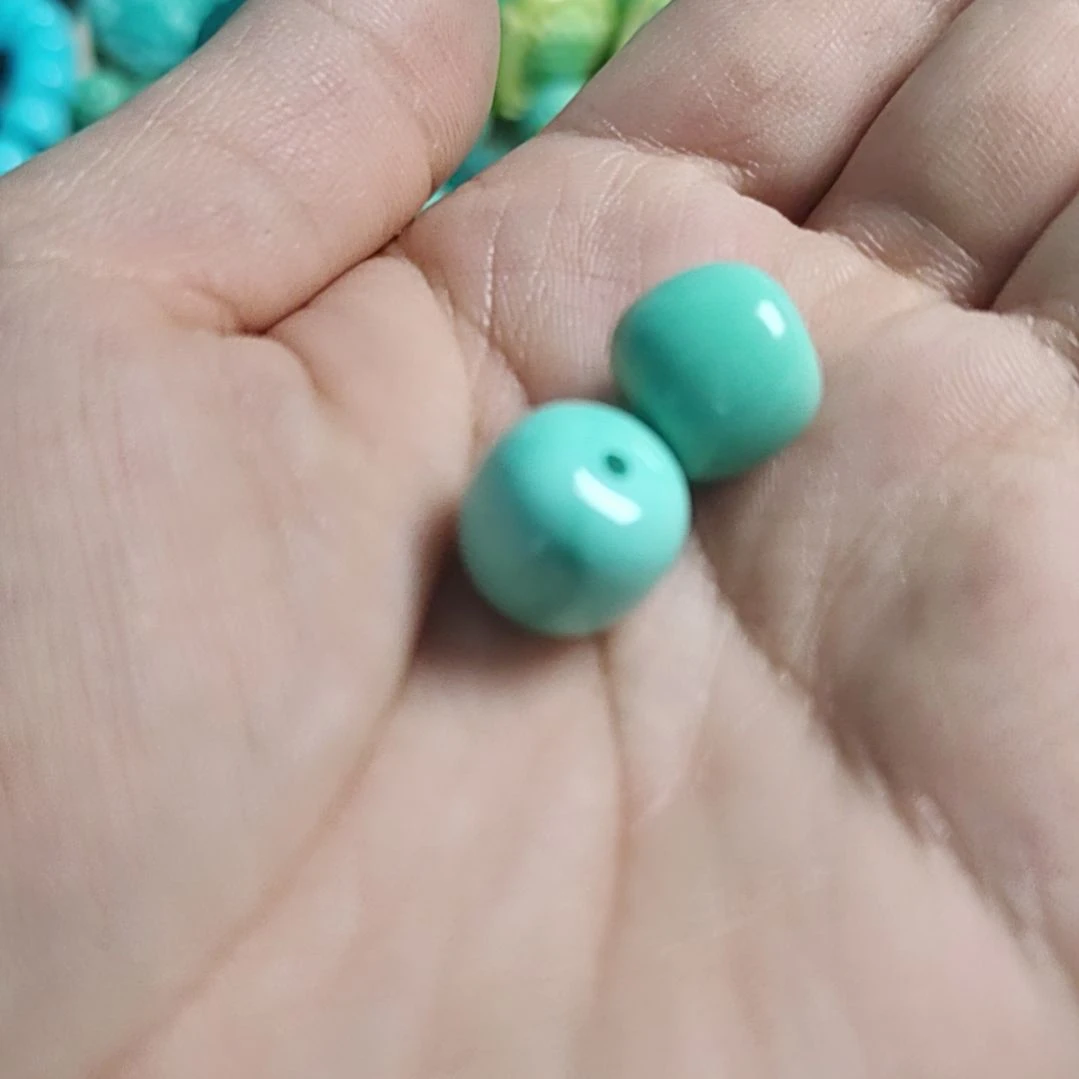 卡12绿色湖北原矿老型珠