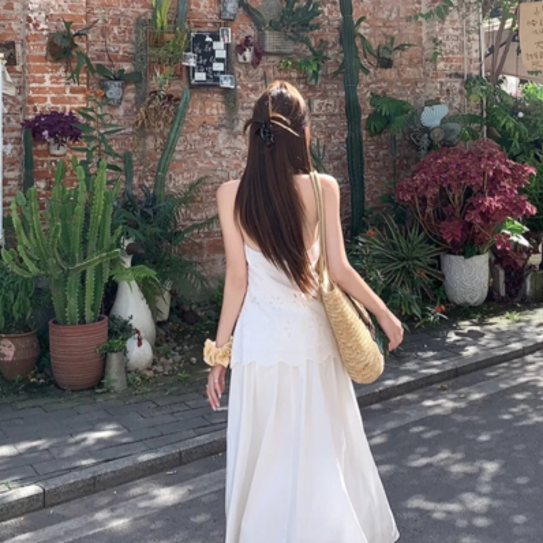 夏季显瘦辣妹纯欲连衣裙