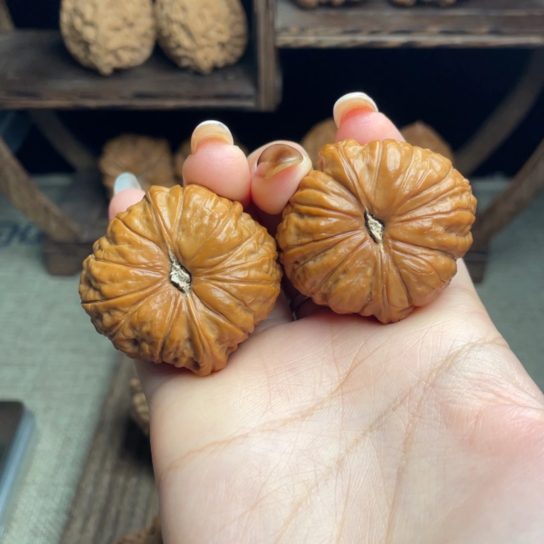 吊坠文玩核桃南瓜40 全品打底精配毕业红皮