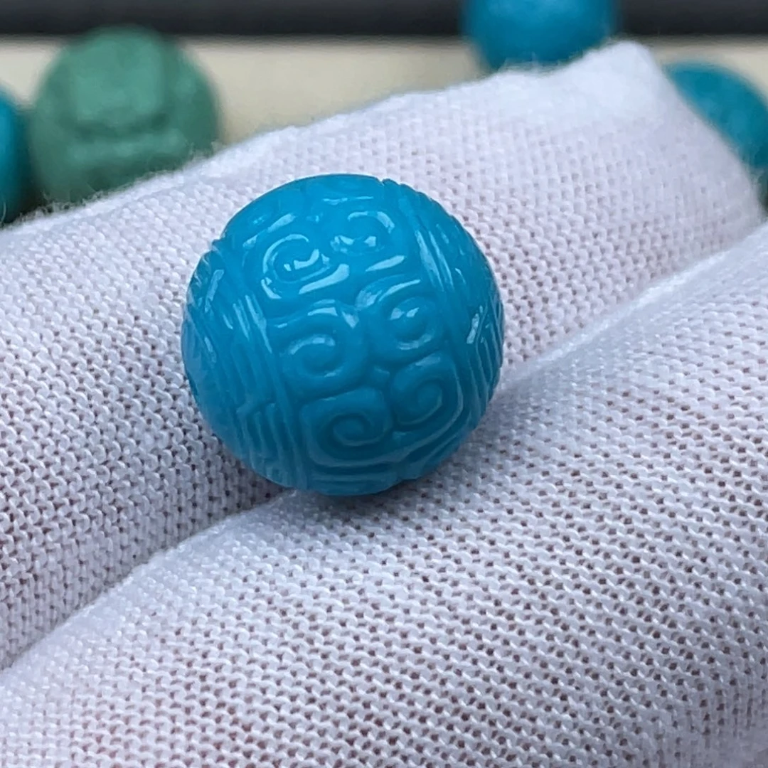 绿松石未镶嵌挂件13mm