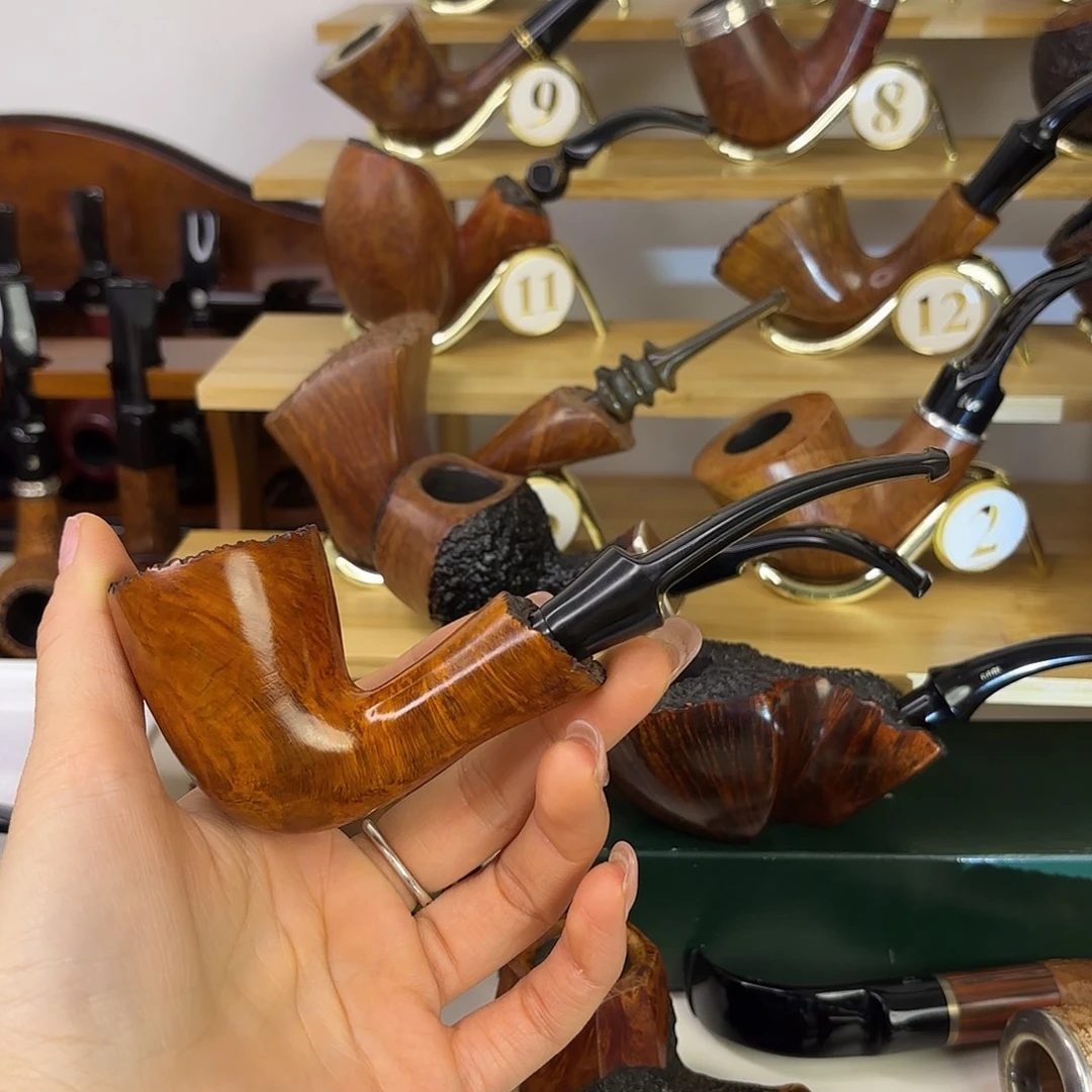 福***泽石楠木烟斗专拍链接