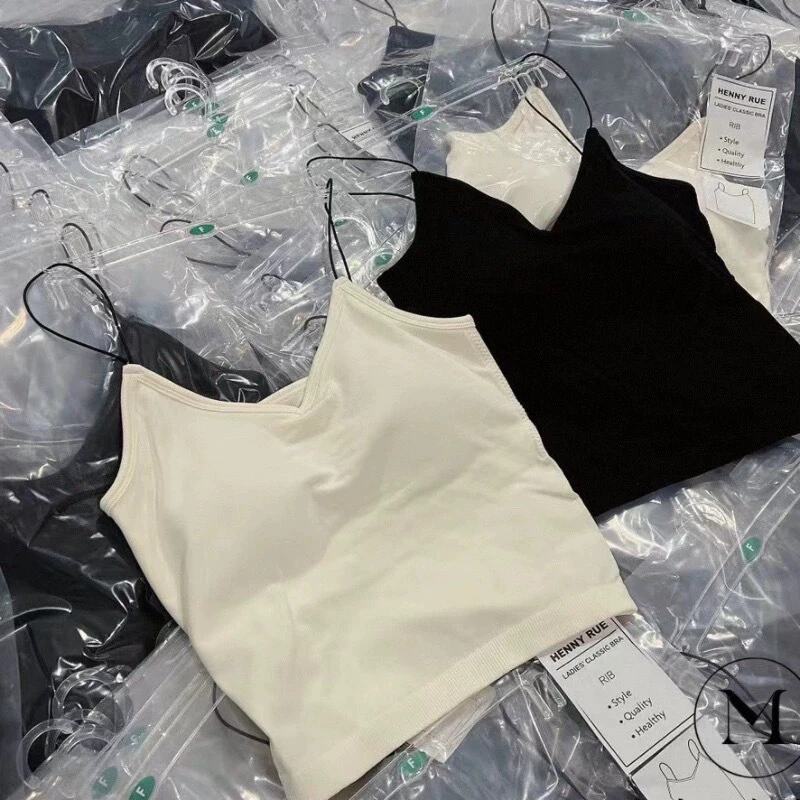 白色吊带带胸垫女外穿美背无痕薄款背心修身显瘦百搭内搭打底衫