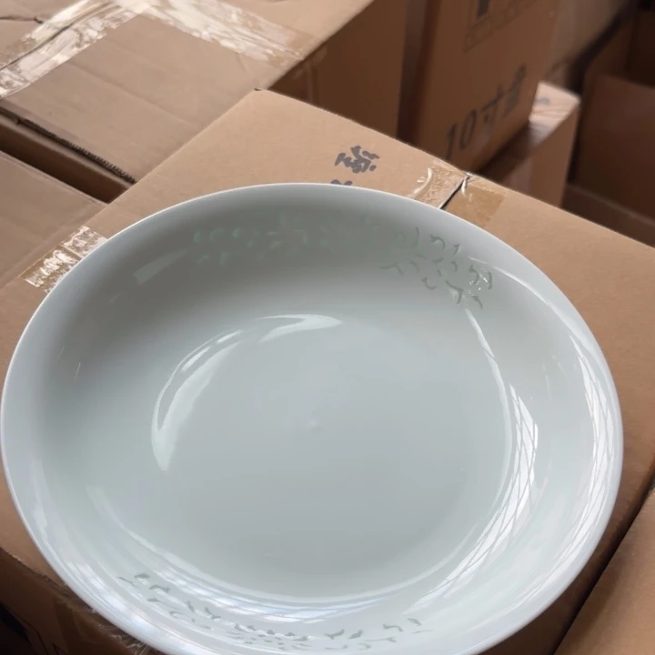青瓷景德镇陶瓷完品白色