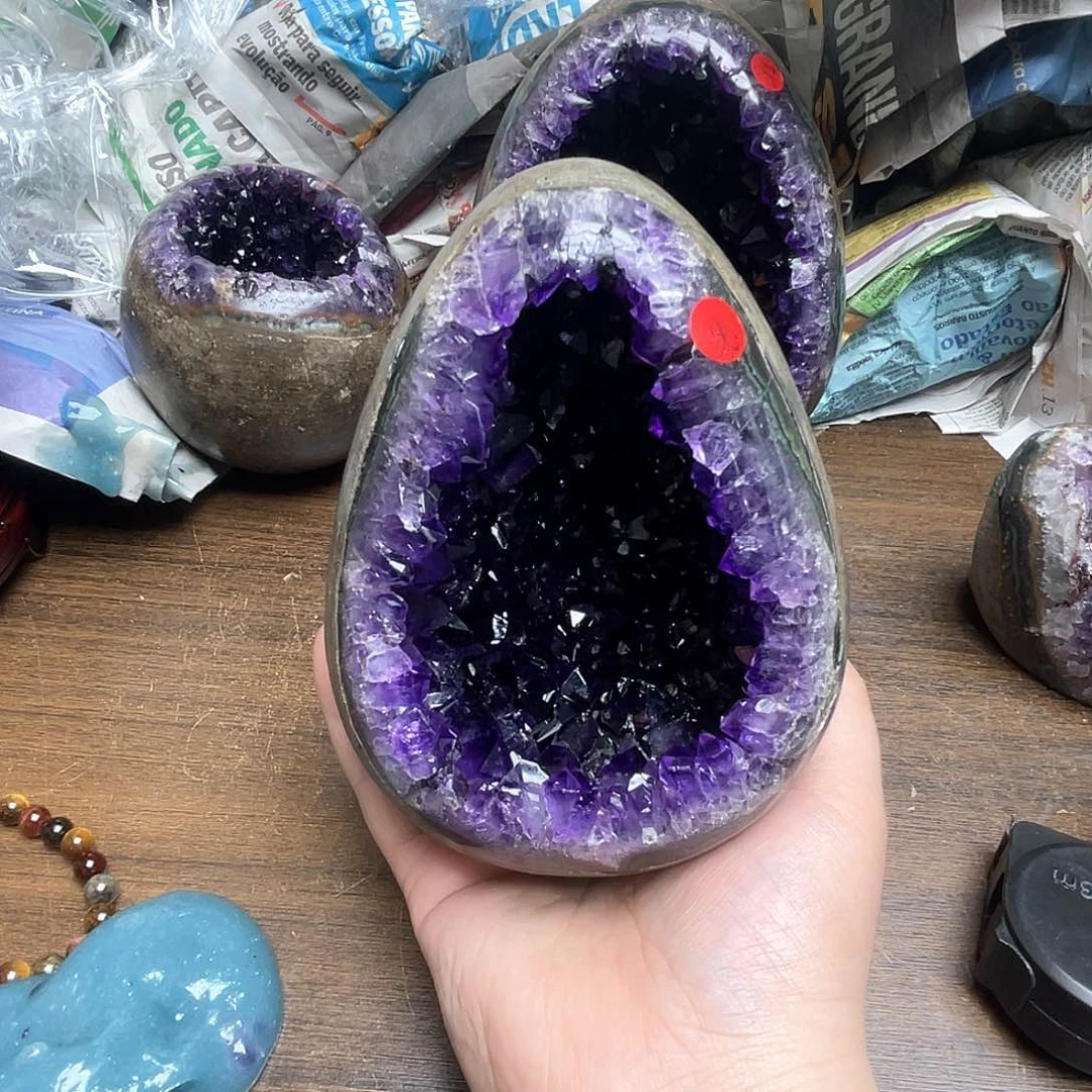 紫晶大型摆件（非配饰）未镶嵌夏**气