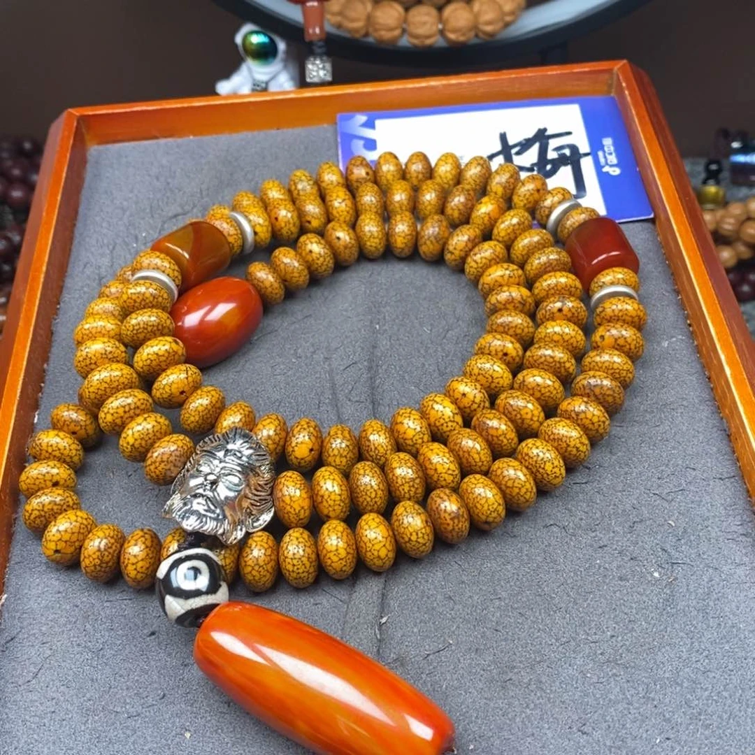 星月菩提吊坠小*子星月