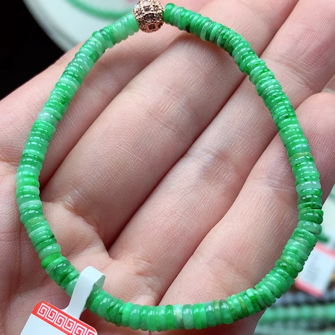 翡翠未镶嵌项链翡翠