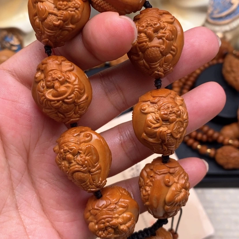【闪购商品】橄榄核手串海*橄榄手工雕刻工艺