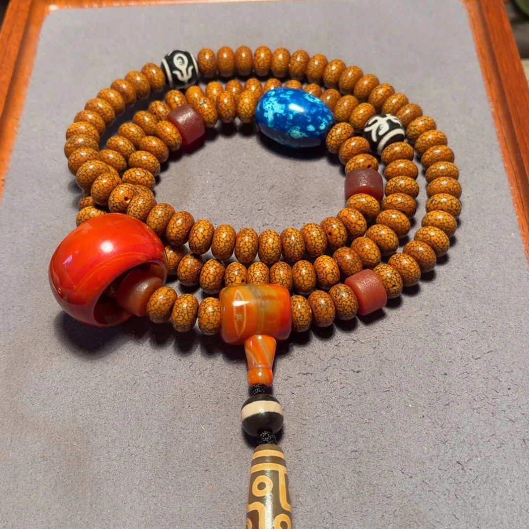 我***Y星月菩提吊坠老星月脖挂12mm