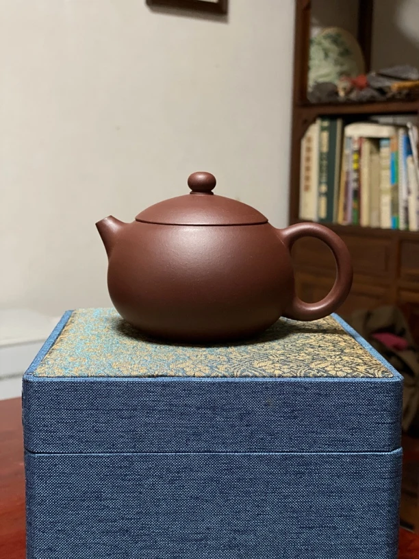 宜兴原矿紫砂壶西施壶（260毫升）半手制原矿紫泥泥料手工制作