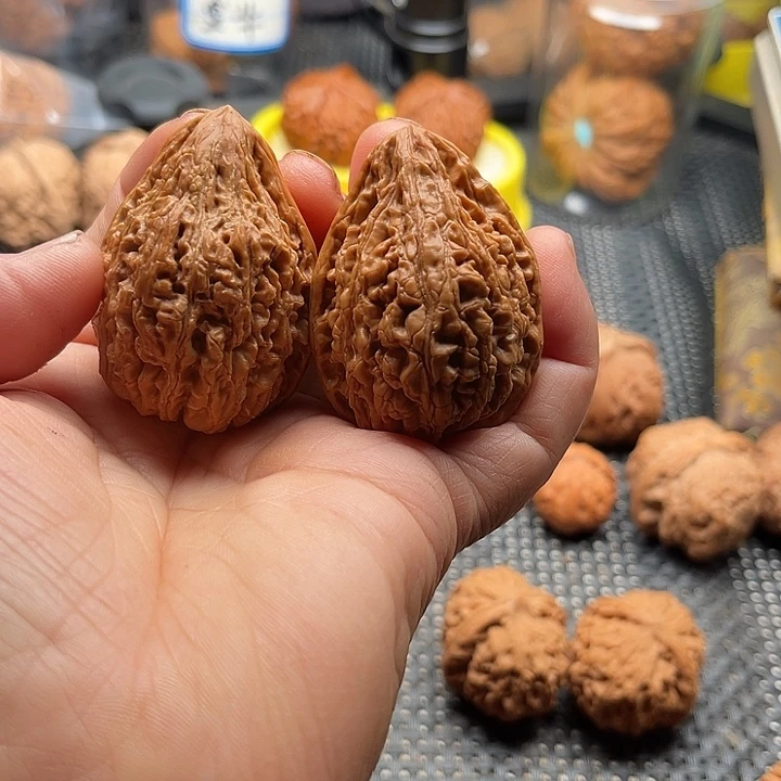 桃核把件瓷瓶鸭嘴瘦37