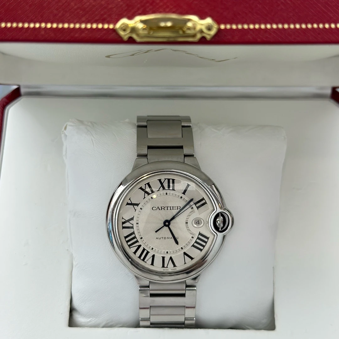 99新 Cartier/卡地亚 卡地亚/Cartier 自动机械 精钢 42.1毫米