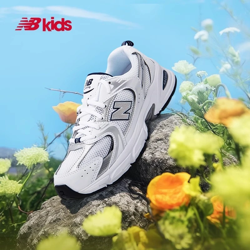 NEW BALANCE潮流530系儿童运动鞋男轻便网面透气女童老爹鞋530SB1