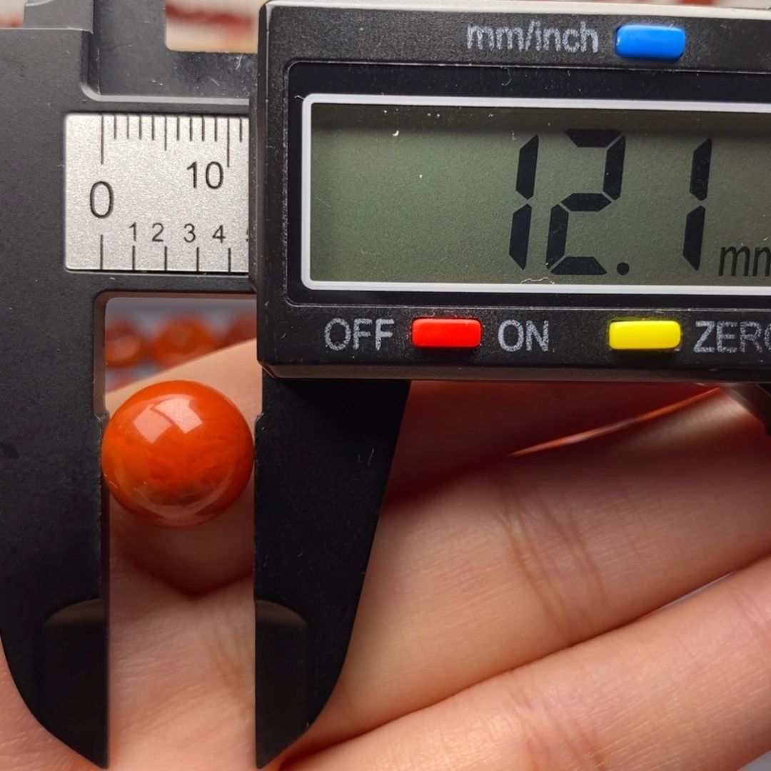 南红玛瑙未镶嵌配饰微瑕纹裂