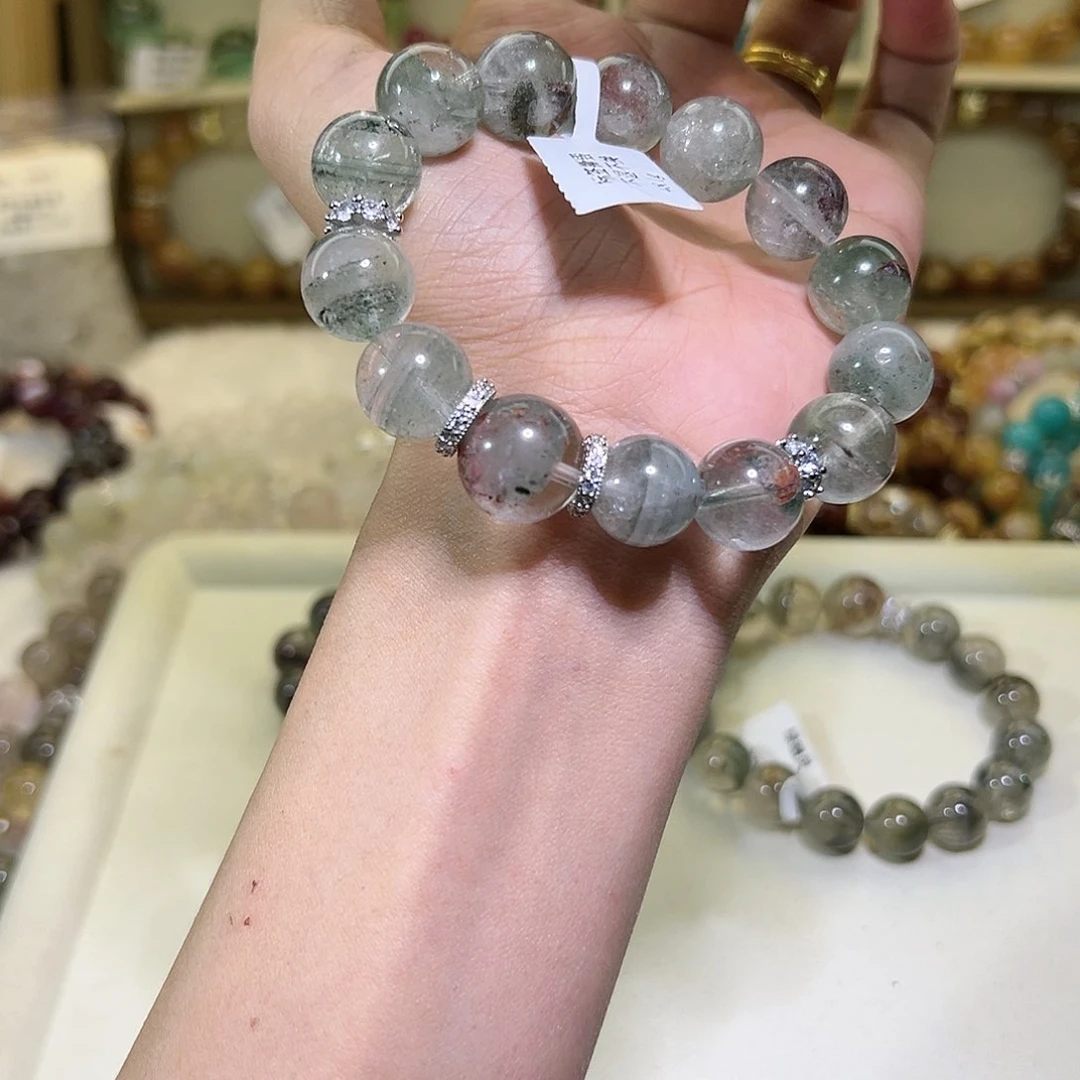 水晶手链未镶嵌?**意48小时鉴赏