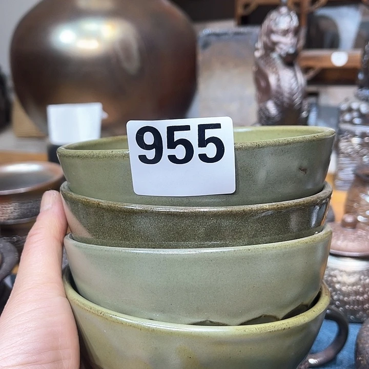 碗醇**月高温汽烧陶泥饭碗