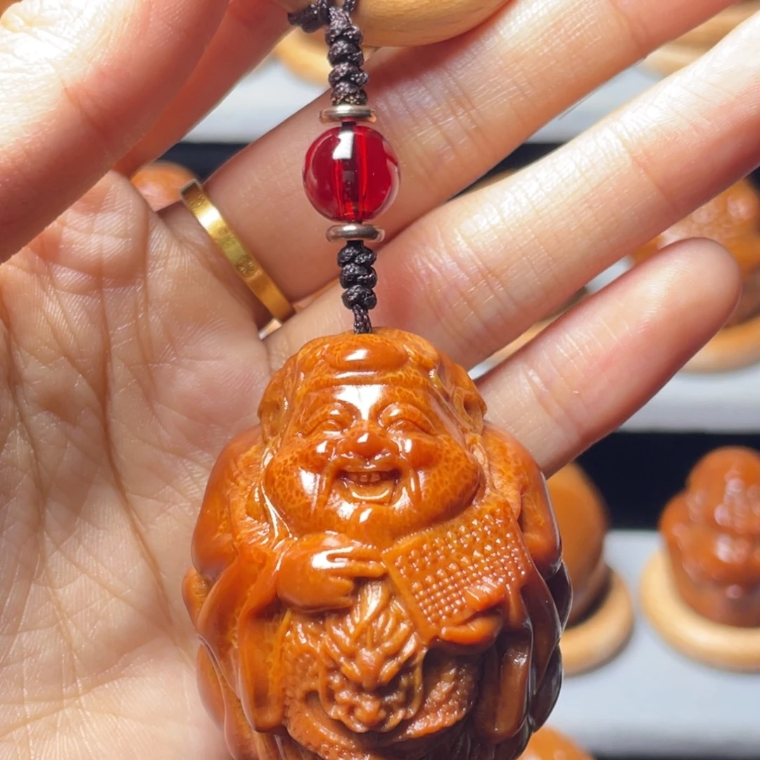 吊坠橄榄核算盘龙财单籽4.0