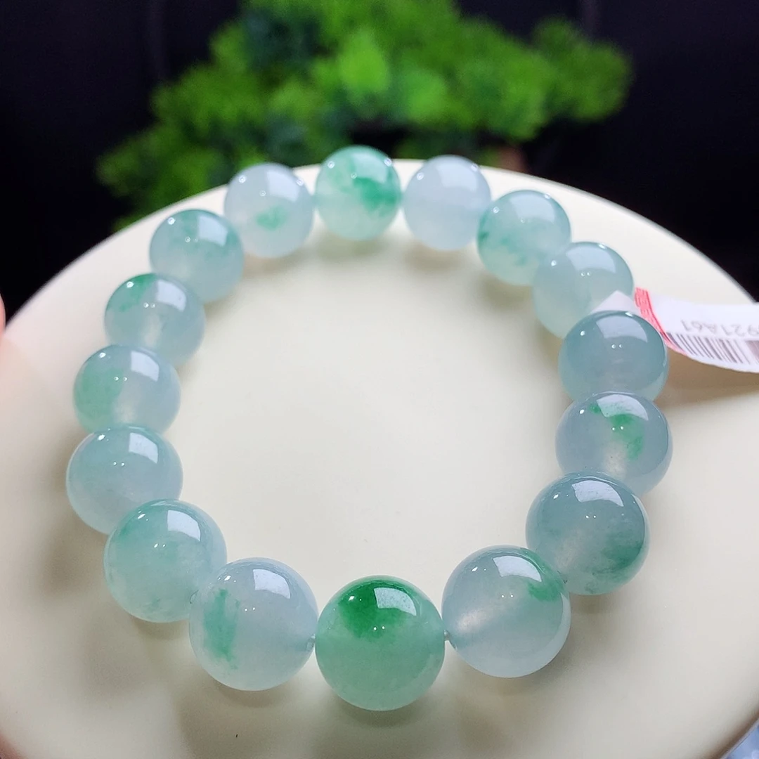 未镶嵌手串翡翠卡13mm