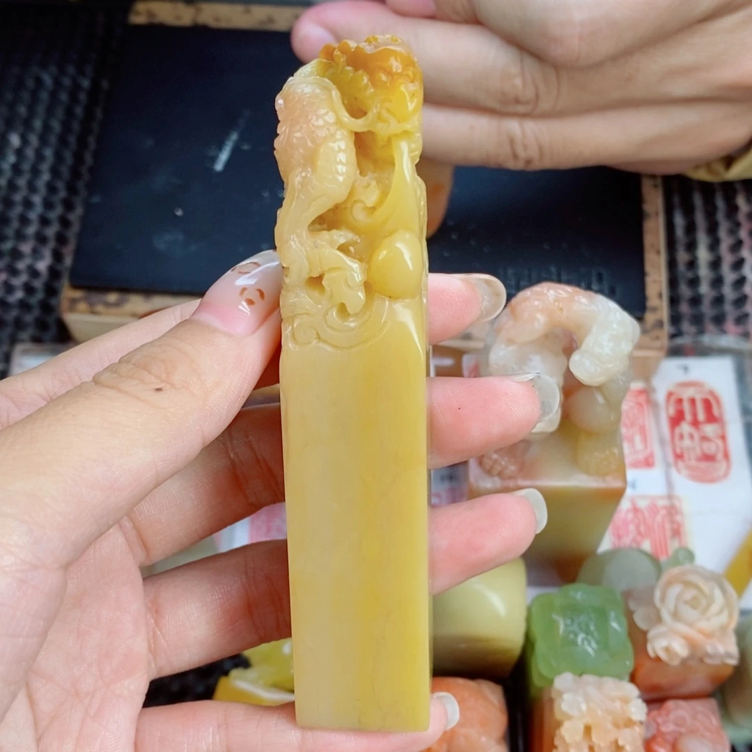 境***美寿山石印石成品正章书法用品