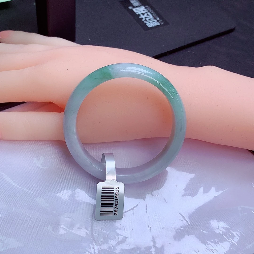 翡翠手镯未镶嵌52-54圈口