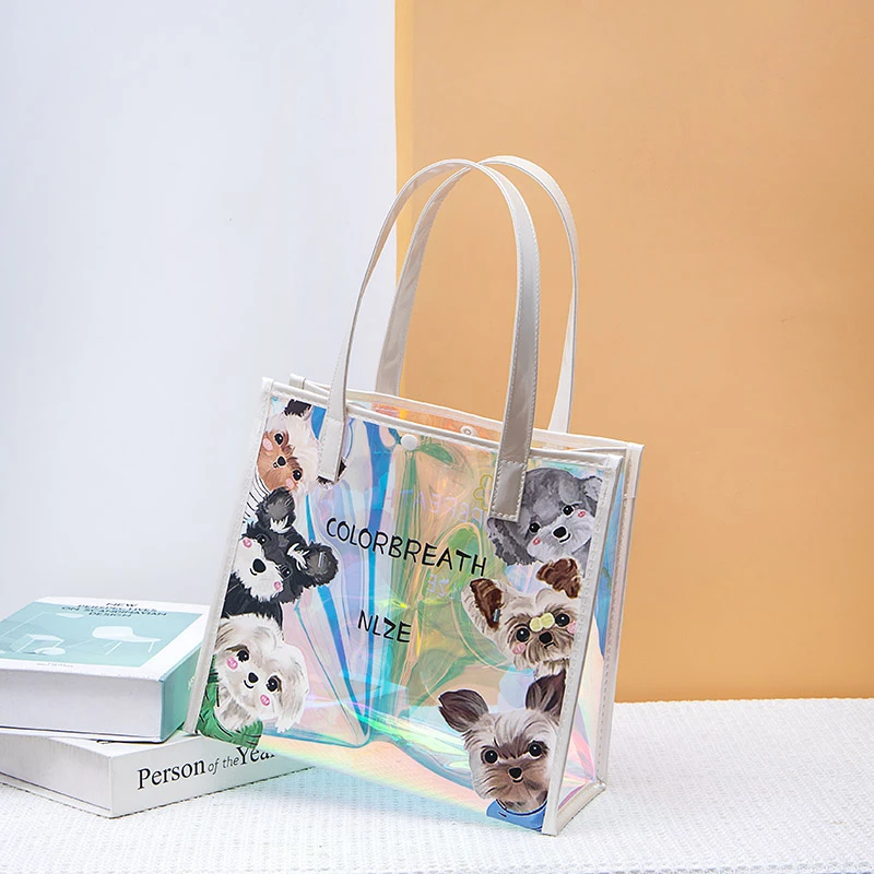 LVTAO/驴淘狗狗大家族炫彩防水防污妈咪包手提包时尚女包