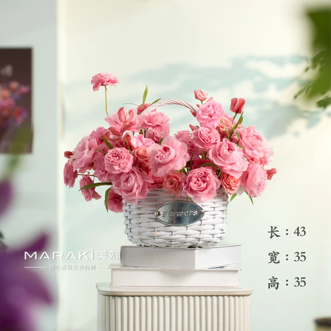 【云落浅粉】永生花束/唯美/售后请录开箱视频 需不能受潮不能暴晒