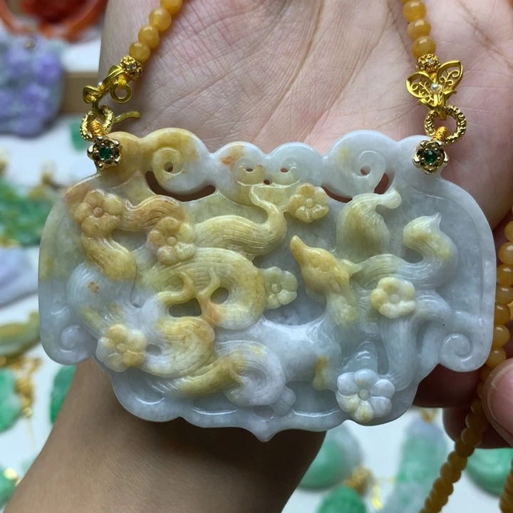颈饰未镶嵌翡翠翡翠