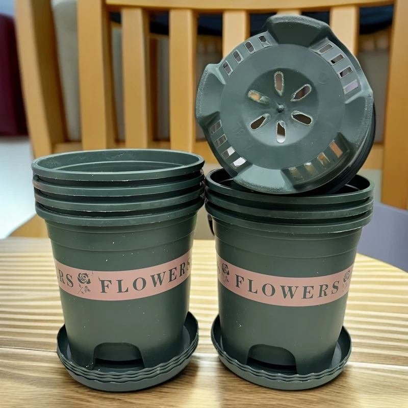 【8个送托盘】180加仑花盆【外经17.2高17左右】1.3加仑