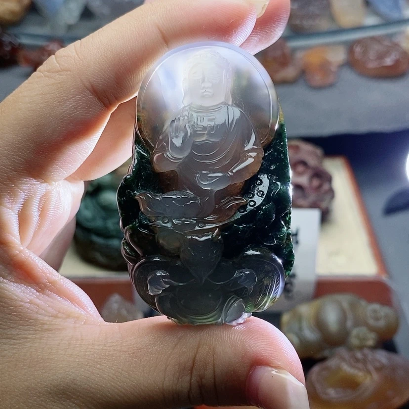 【闪购商品】未镶嵌吊坠定制玛瑙