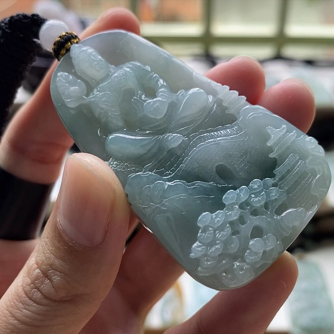 【闪购商品】颈饰未镶嵌翡翠天然缅甸Ａ货翡翠