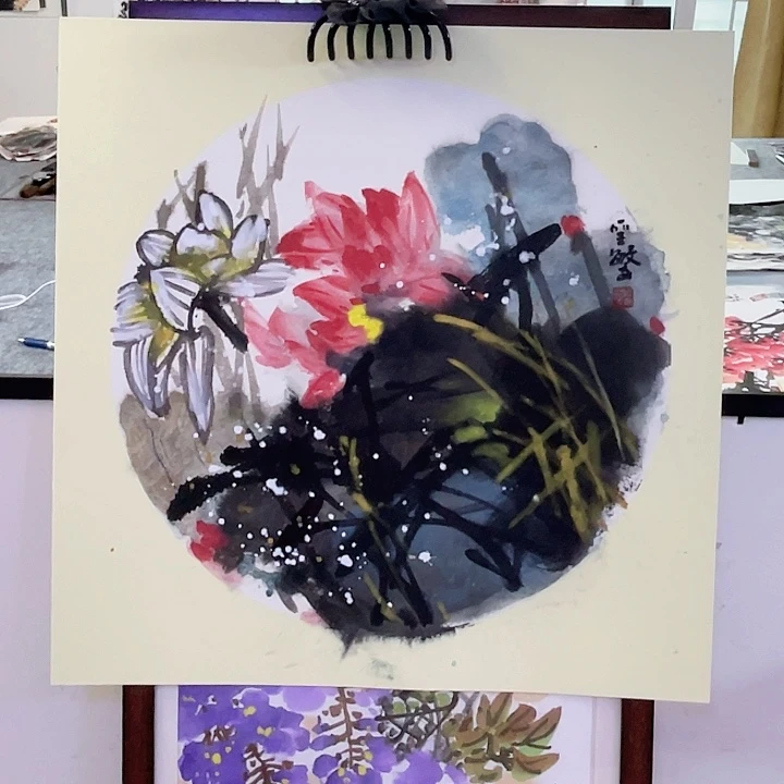 国画张圣敏先生纯手绘作品