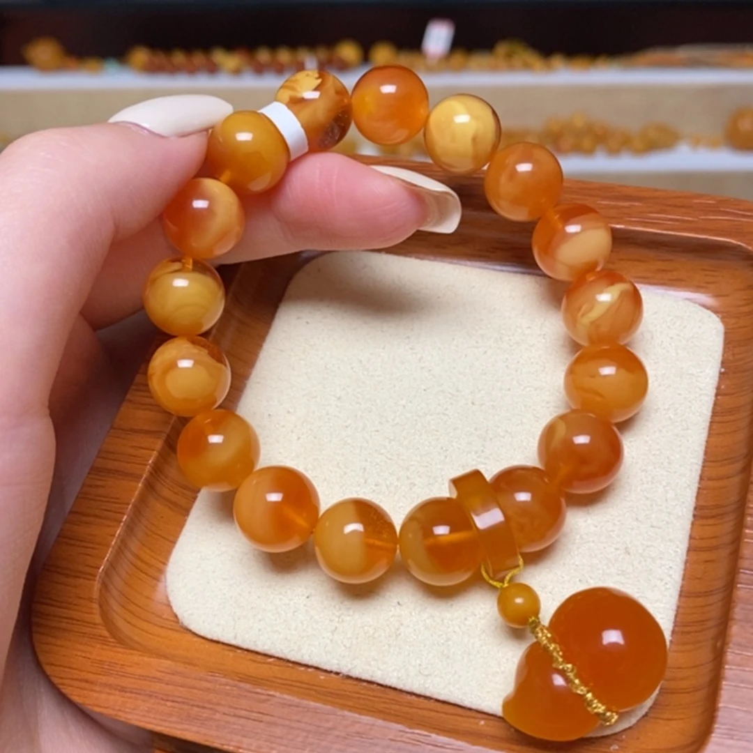 【闪购商品】未镶嵌蜜蜡手链手串