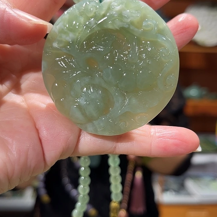 未镶嵌岫玉毛衣链