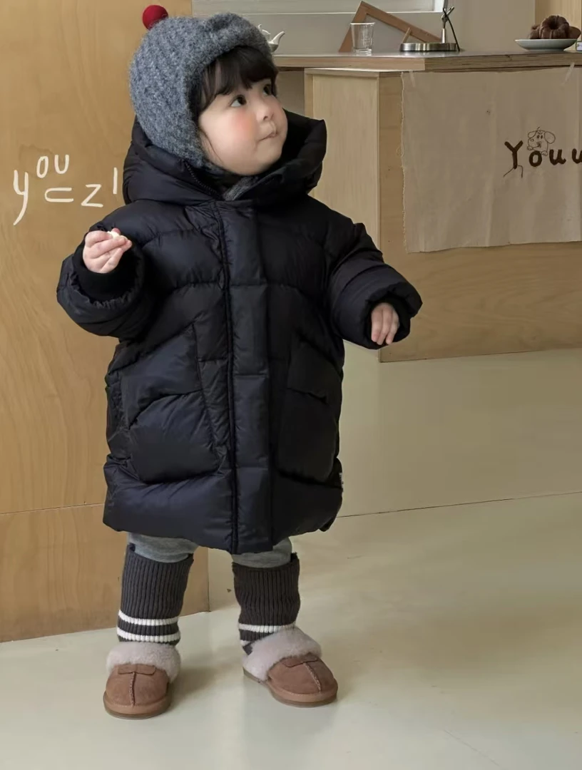 YouZi.右子大爆款小恶魔长款婴童羽绒外套