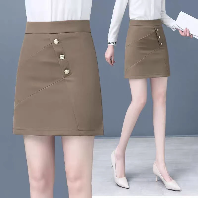 22124*显瘦气质高腰时尚百搭夏季春夏修身半身裙大码女装