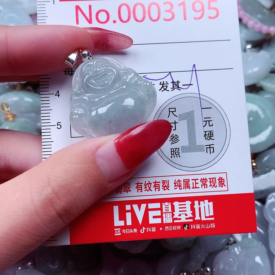 翡翠未镶嵌颈饰3195