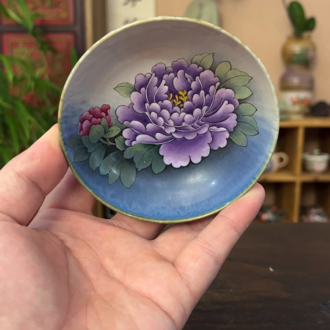 柴烧纯手工手绘陶瓷