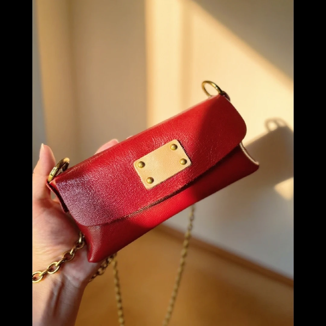 【小而精】真皮女包手机包头层牛皮精致小巧链条包时髦精必入单品