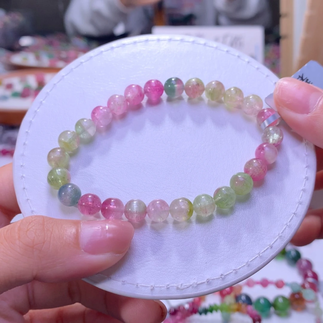 【闪购商品】未镶嵌手串碧玺7.3mm左右